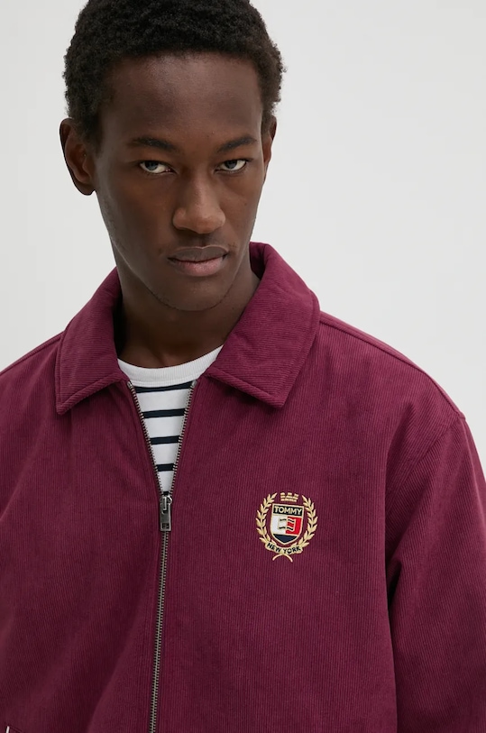 Bunda Tommy Jeans DM0DM19626 burgundské