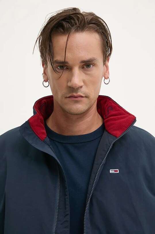 Tommy Jeans geaca bleumarin DM0DM19661