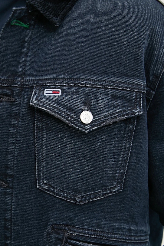 Tommy Jeans geacă din denim DM0DM20434 bleumarin