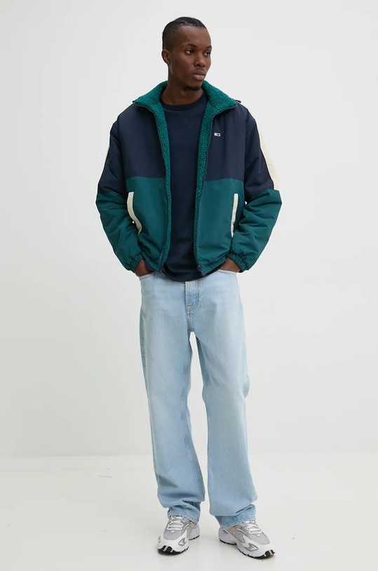 Дрехи Яке с две лица Tommy Jeans DM0DM20462 тюркоазен