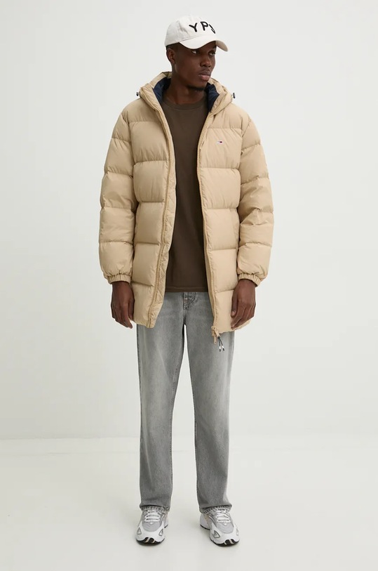 Tommy Jeans geaca de puf DM0DM20466 bej NC25