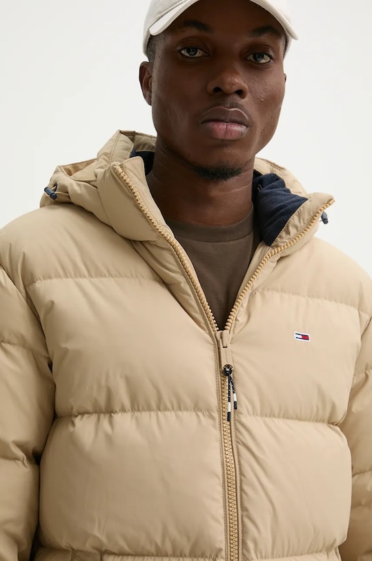 Tommy Jeans geaca de puf bej DM0DM20466