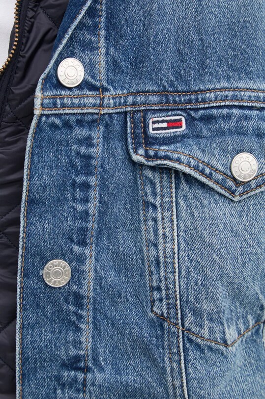 Rifľová bunda Tommy Jeans DM0DM20470 modrá