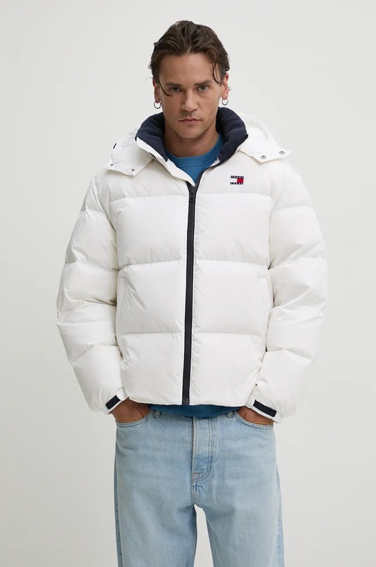 Péřová bunda Tommy Jeans DM0DM20479 béžová AW24