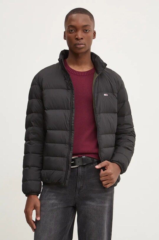 Пуховая куртка Tommy Jeans лёгкий пух чёрный DM0DM20686
