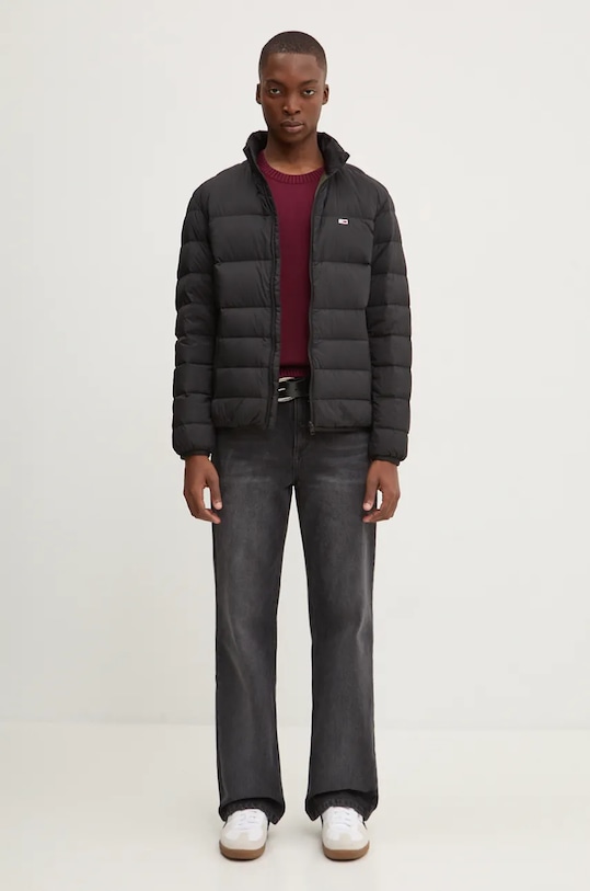 Tommy Jeans geaca de puf DM0DM20686 negru AW24