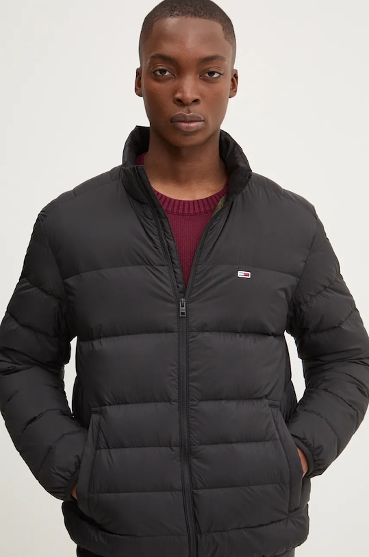 Tommy Jeans geaca de puf negru DM0DM20686