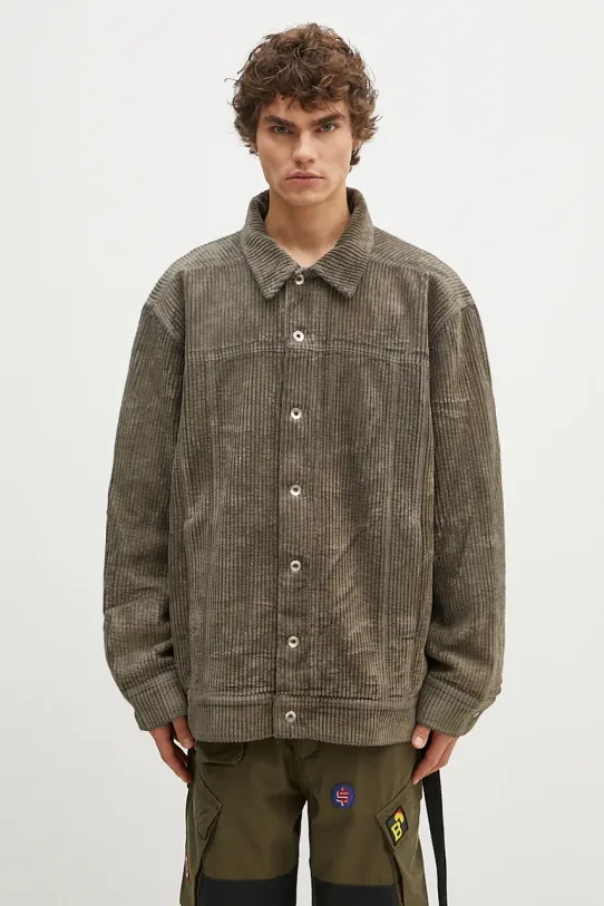 Rick Owens corduroy jacket Jumbo Worker without gray DU02D2761.HCF