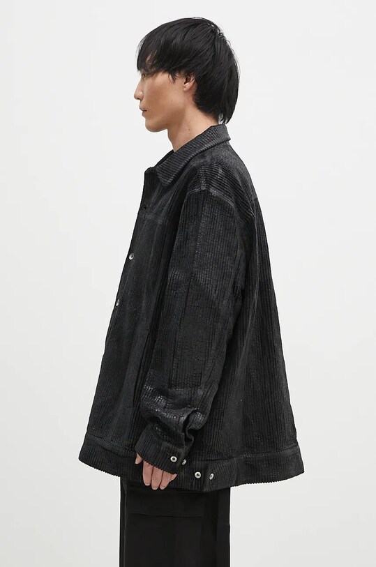 Rick Owens corduroy jacket Jumbo Worker DU02D2761.HCF black AW24