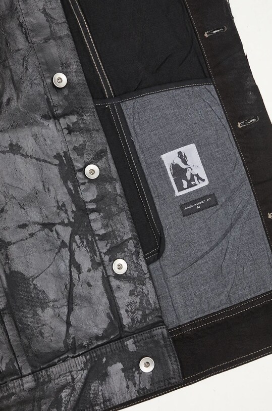 Bunda Rick Owens Jumbo Worker DU02D2761.BMC černá