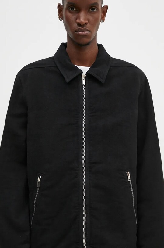 Rick Owens giacca Zipfront Jacket nero DU02D2783.MO