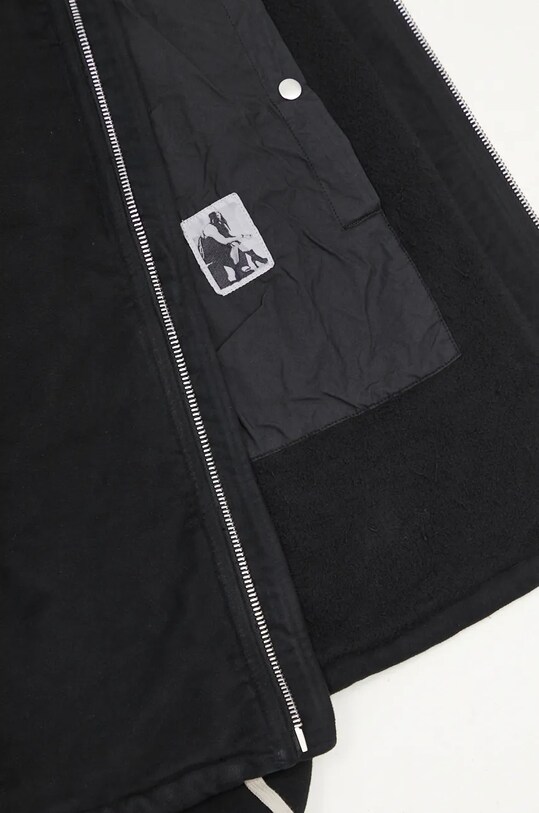 Rick Owens giacca Zipfront Jacket DU02D2783.MO nero