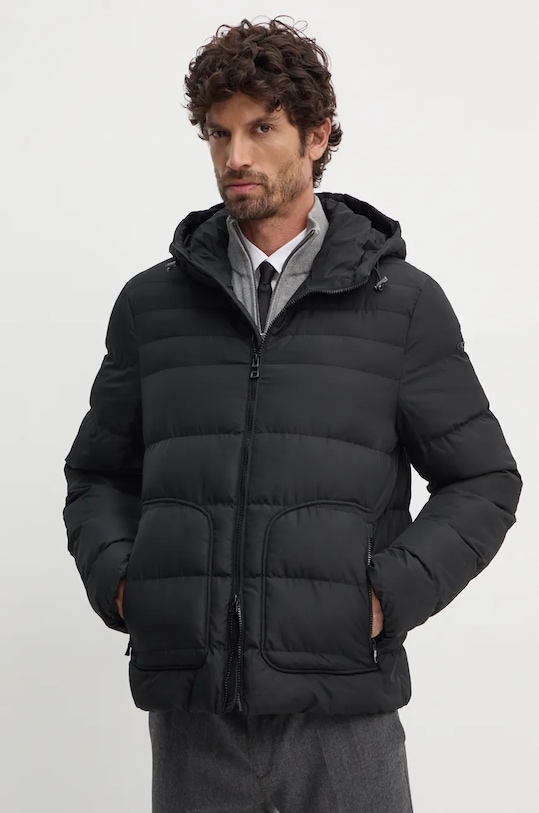 Bunda Geox zateplené čierna M4628A.T3144.F9000