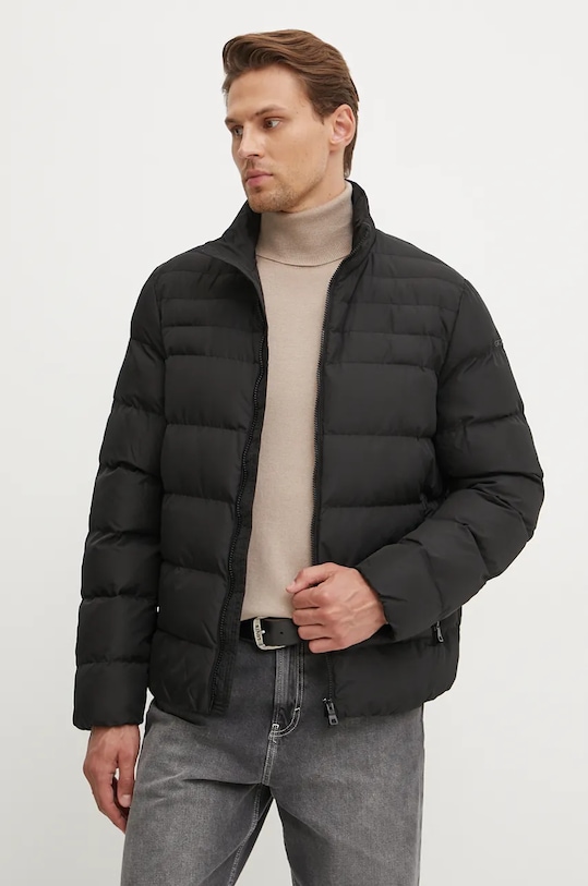 Geox geaca cu captuseala negru M4628D.T3144.F9000