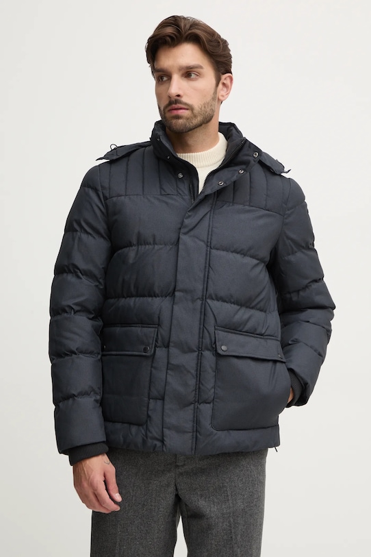 Bunda Geox zateplené sivá M4628U.T3141.F9112