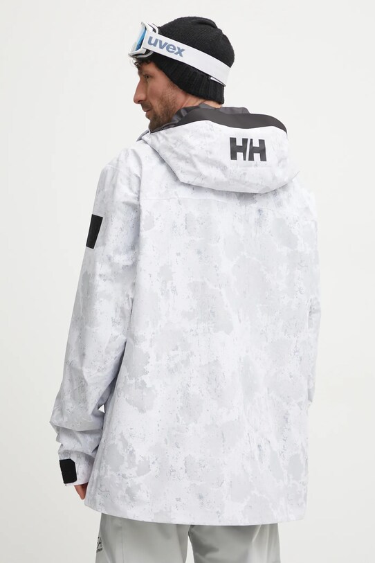 Odzież Helly Hansen kurtka narciarska ULLR D Shell Graphic 66046 szary