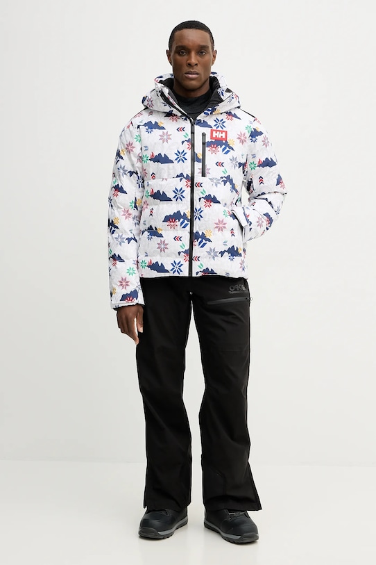 Odzież Helly Hansen kurtka narciarska Kvitfjell Race 66043 biały
