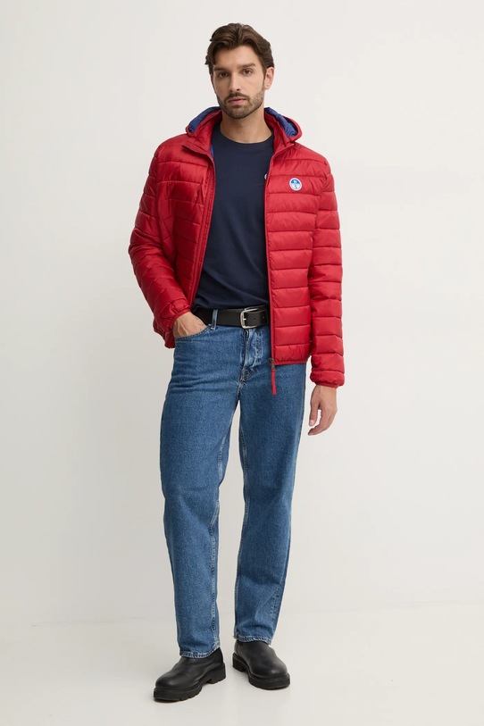 North Sails giacca 603307 rosso AW24