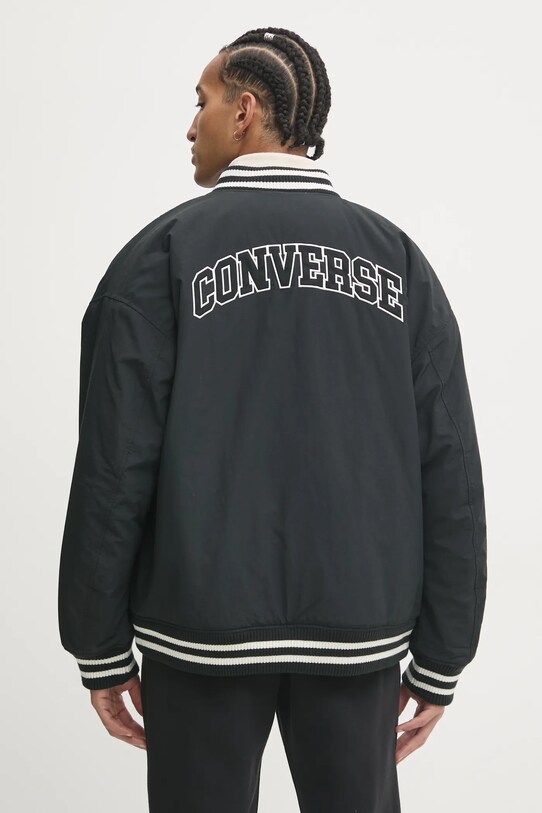Odzież Converse kurtka bomber 10026976.A01 czarny