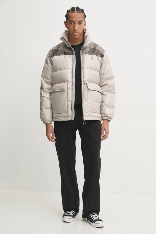 Пуховая куртка Converse 10027145.A02 бежевый AW24