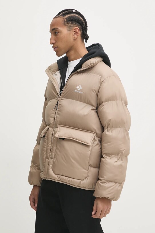 Bunda Converse s podšívkou béžová 10027260.A01