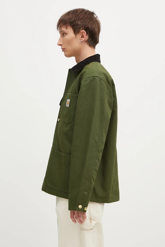 Carhartt WIP cotton jacket Michigan Coat I015261.2EO01 green AW24