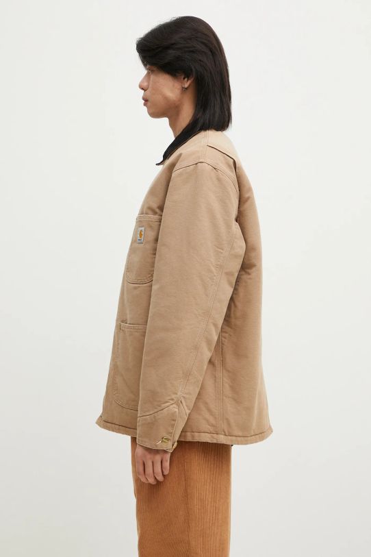 Carhartt WIP cotton shirt jacket OG Chore Coat I027357.2I73K beige AW24
