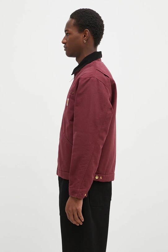 Carhartt WIP cotton shirt jacket OG Detroit Jacket I027358.2CP3K maroon AW24