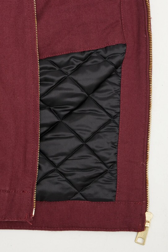Carhartt WIP cotton shirt jacket OG Detroit Jacket I027358.2CP3K maroon