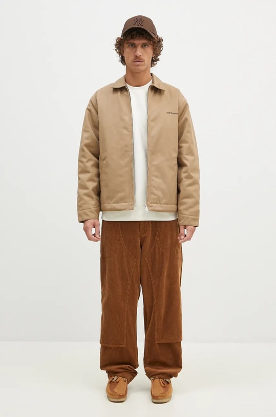 Carhartt WIP jacket Module Script Jacket I033763.0DK01 beige