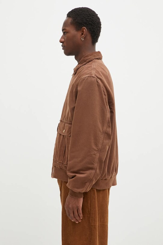Carhartt WIP cotton jacket Stanton Jacket I033826.2CU4J brown AW24