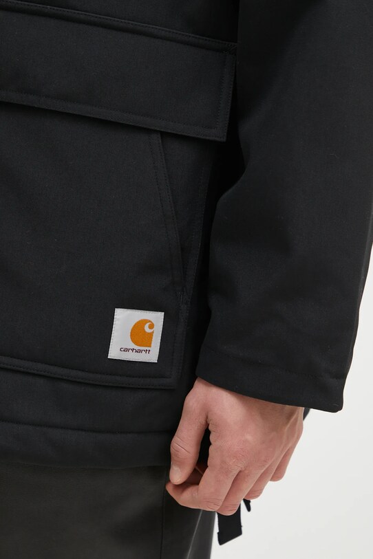 Jakna Carhartt WIP Clarton Coat crna I033870.00EXX