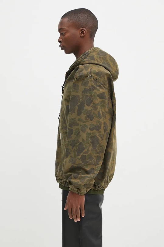 Carhartt WIP cotton jacket Duck Active Jacket I033897.2MQGD green AW24