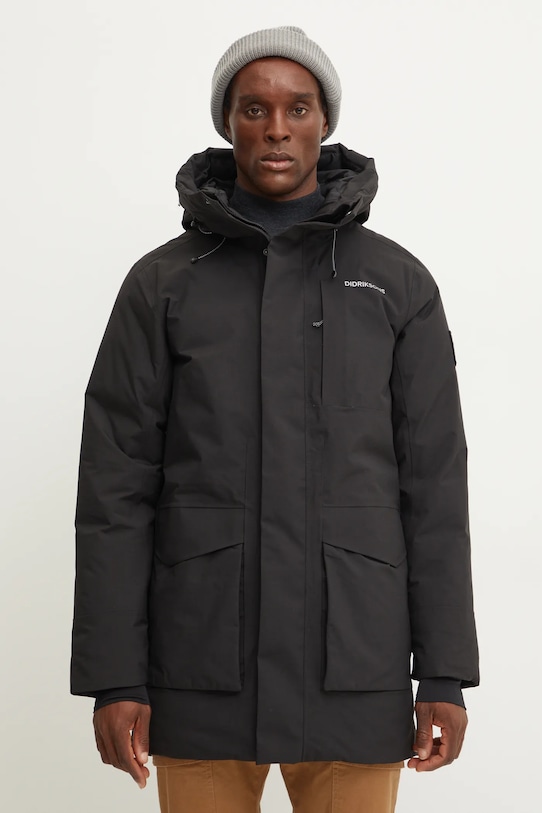 Bunda Didriksons AKILLES s podšívkou černá 504913