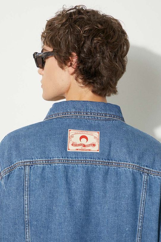 Τζιν μπουφάν Marine Serre Moon Laser Denim Trucker Jacket MJA063A