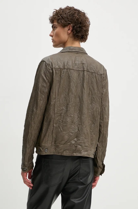 Îmbrăcăminte ZADIG&VOLTAIRE geaca de piele RMOW00040 maro