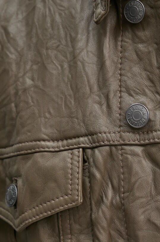 ZADIG&VOLTAIRE geaca de piele RMOW00040 maro