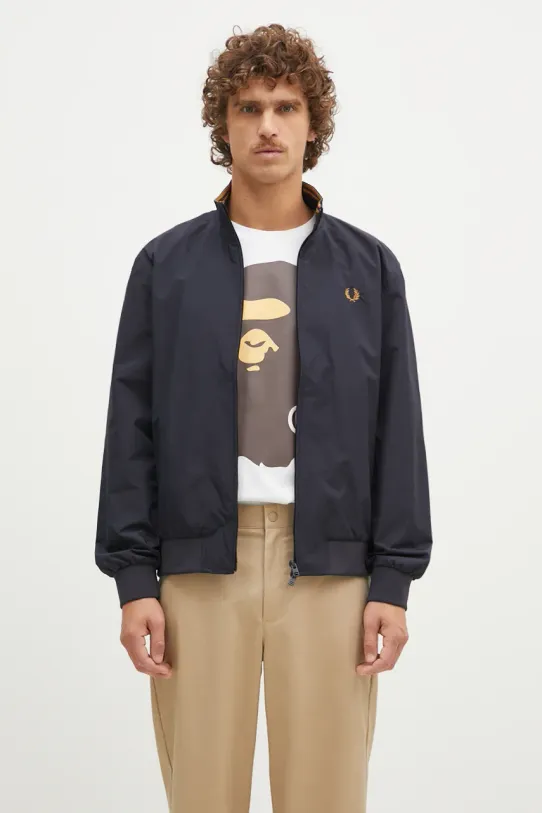 Bunda Fred Perry The Brentham nezateplené námořnická modř J2660.248