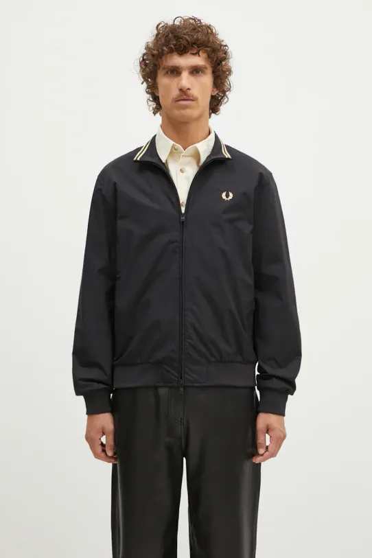 Bunda Fred Perry The Brentham Jacket prechodné čierna J2660.350