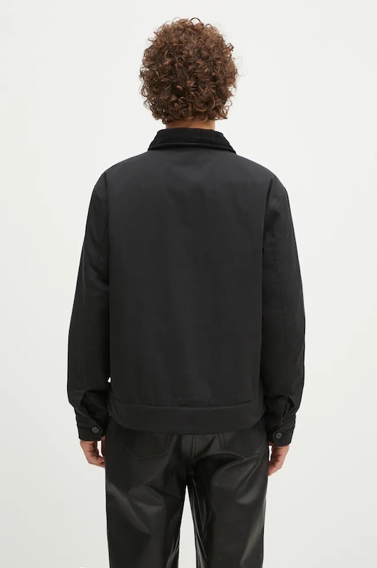 Odzież Fred Perry kurtka The Caban Jacket J8535.102 czarny