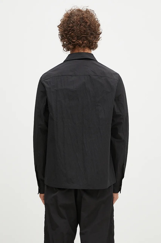Odzież Fred Perry kurtka Pocket Overshirt M5684.236 czarny
