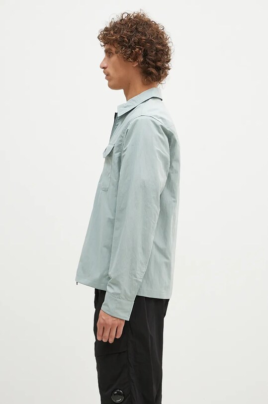 Jakna Fred Perry Pocket Overshirt M5684.959 tirkizna AW24