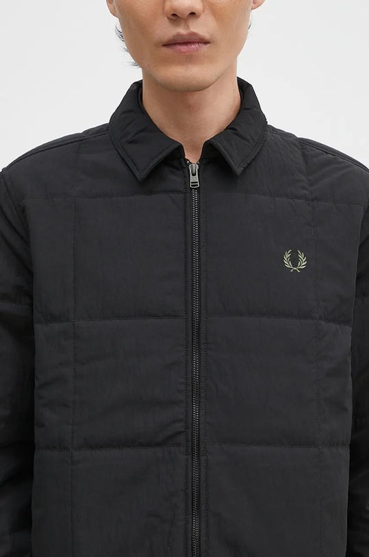 Яке Fred Perry Quilted Overshirt черен M6642.102