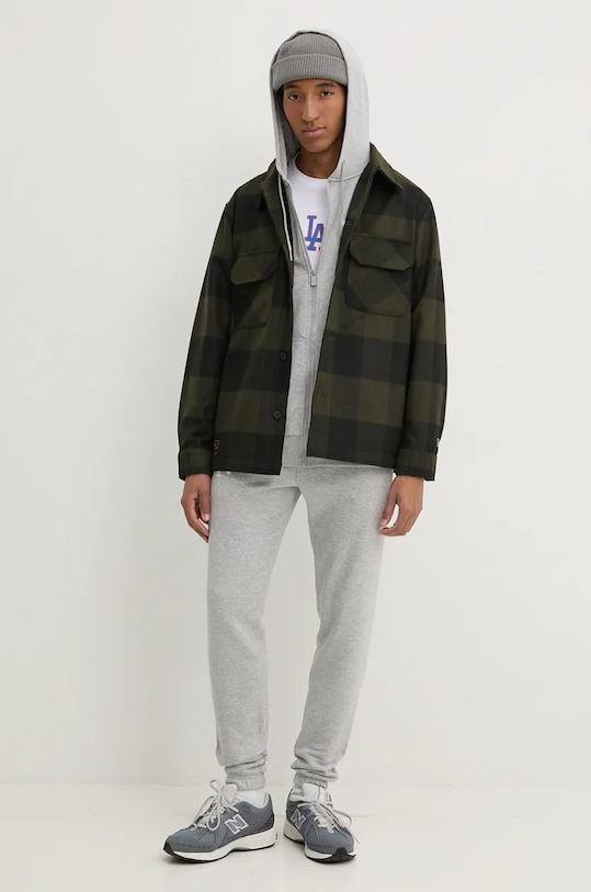 Куртка-рубашка New Era 60564833 зелёный AW24