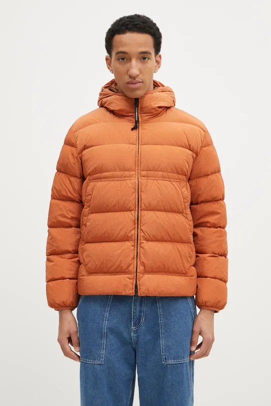 C.P. Company giacca Chrome-R Goggle Down Jacket isolamento sintetico arancione 17CMOW079A005904G