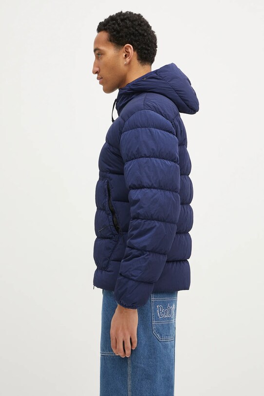 C.P. Company kurtka Chrome-R Goggle Down Jacket 17CMOW079A005904G granatowy AW24