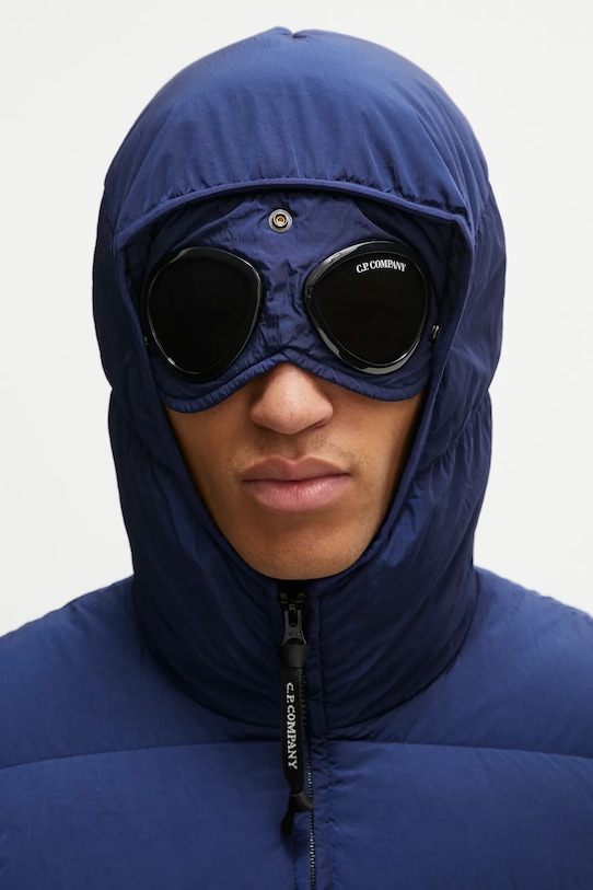 Jakna C.P. Company Chrome-R Goggle Down Jacket mornarsko plava 17CMOW079A005904G