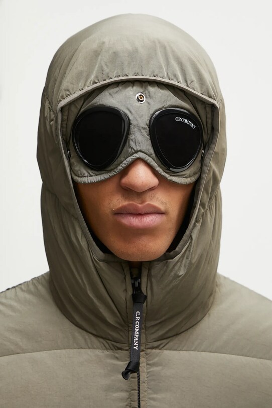 Куртка C.P. Company Chrome-R Goggle Down Jacket зелёный 17CMOW079A005904G