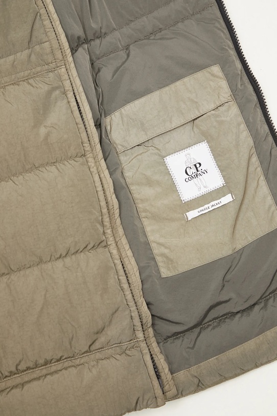 C.P. Company geacă Chrome-R Goggle Down Jacket 17CMOW079A005904G verde