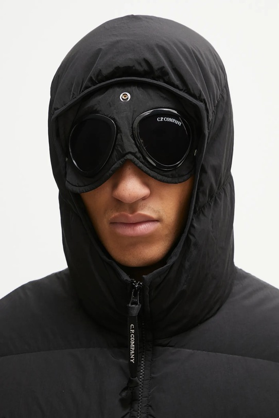 C.P. Company rövid kabát Chrome-R Goggle Down Jacket fekete 17CMOW079A005904G